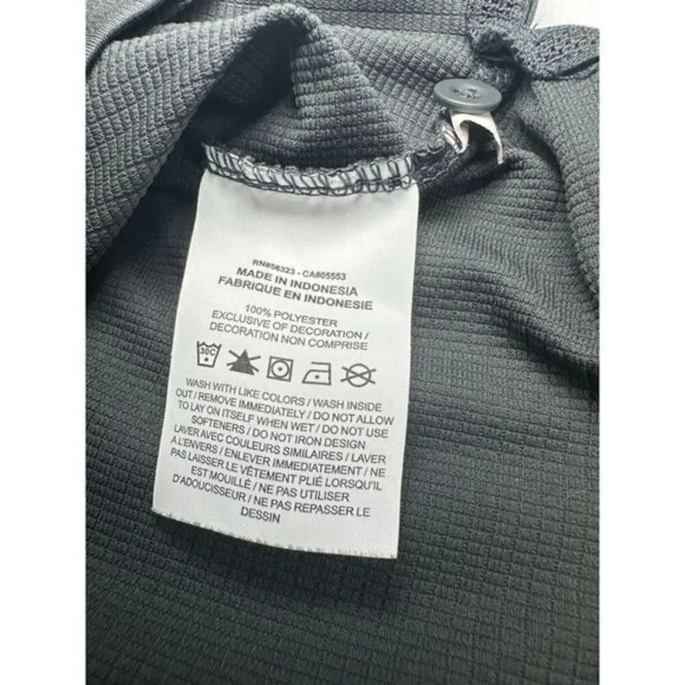 Nike Shirt Mens XXL Gray Golf Polo‎  Short Sleeve 2XL